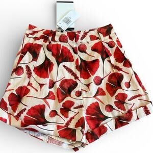 En Saison Josie Print Floral Shorts size XS NWT